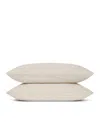 Piglet In Bed Plain Linen Pillowcase Pair, Standard In White