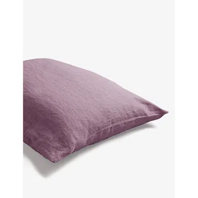Piglet In Bed Raspberry Envelop-closure Super King Linen Pillowcases 50cm X 90cm