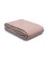 Piglet In Bed Somerley Stripe Duvet Cover Linen Blend, Queen In Neutral