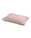 Piglet In Bed Sommerley Stripe Blend Pillowcase Pair, Square In Pink