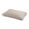 Piglet In Bed Sommerley Stripe Blend Pillowcase Pair, Square In Thyme Sommerley Stripe