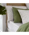 Piglet In Bed Spring Sprig Printed Cotton Fitted Sheet, Twin In White