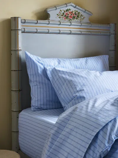 Piglet In Bed Stripe C In Pale Blue Favourite Shirt