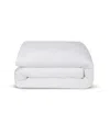 Piglet In Bed Washed Cotton Percale Duvet Cover, King In White