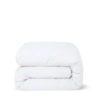 Piglet In Bed Washed Cotton Percale Duvet Cover, Twin In White