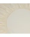 Piglet In Bed Washed Cotton Percale Fitted Sheet, Twin In Neutral