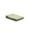 Piglet In Bed Washed Cotton Percale Flat Sheet, Full In Pear