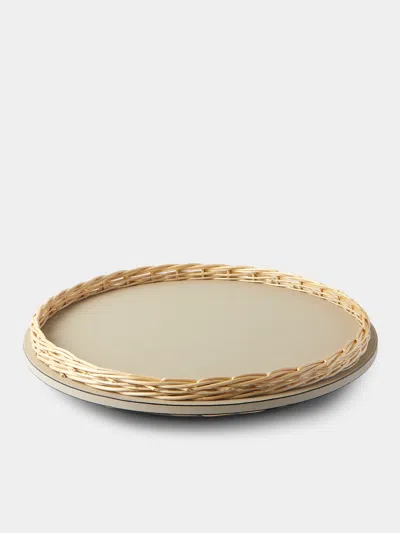 Pigment France Orsay Willow Lazy Susan (18.5in/47cm) In Neutral