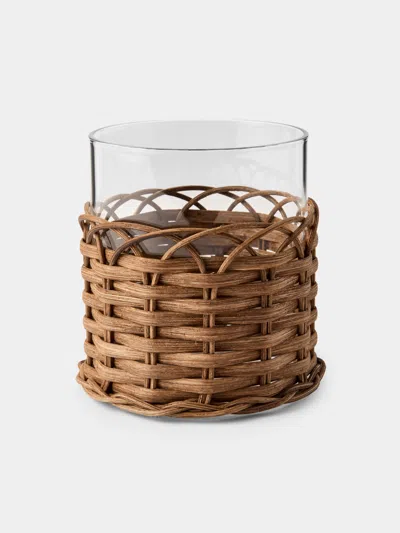 Pigment France Wideville Rattan Candle Holder
