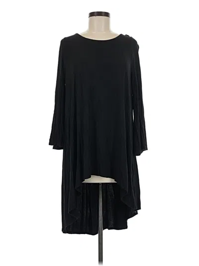 Pre-owned Piko 3/4 Sleeve Top Black One Shoulder Neckline Tops