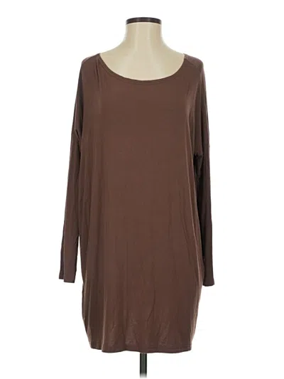 Pre-owned Piko 3/4 Sleeve T-shirt In Brown