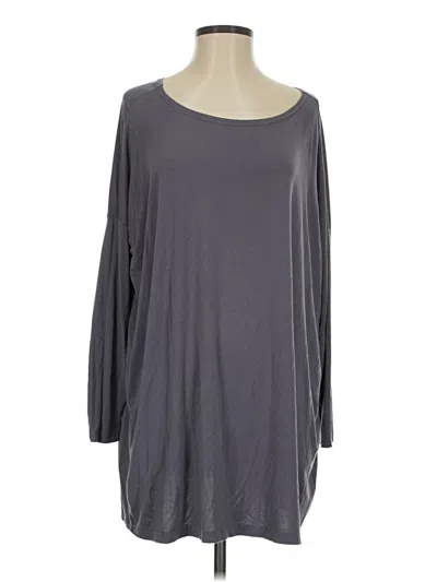 Pre-owned Piko 3/4 Sleeve T-shirt In Gray