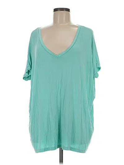 Pre-owned Piko 3/4 Sleeve T-shirt In Green