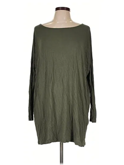 Pre-owned Piko 3/4 Sleeve T-shirt In Green