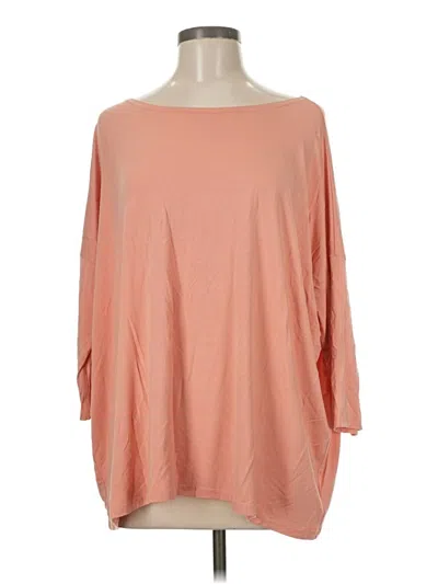 Pre-owned Piko 3/4 Sleeve T-shirt In Pink