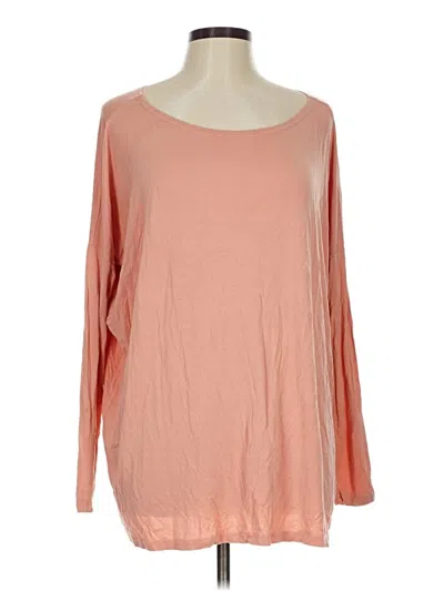 Pre-owned Piko 3/4 Sleeve T-shirt In Pink