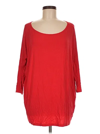 Pre-owned Piko 3/4 Sleeve T-shirt In Red