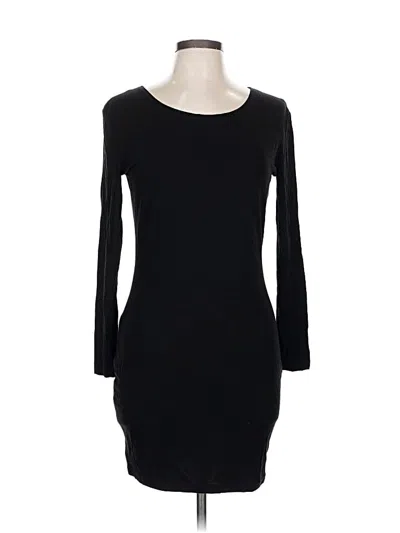 Pre-owned Piko Casual Dress In Black