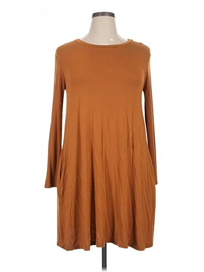 Pre-owned Piko Casual Dress In Brown