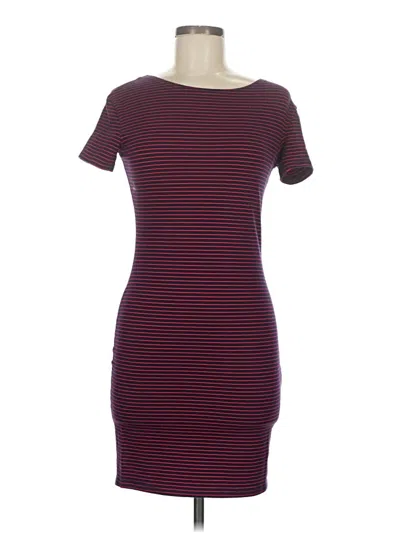 Pre-owned Piko Casual Dress In Burgundy