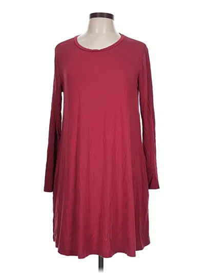 Pre-owned Piko Casual Dress In Burgundy