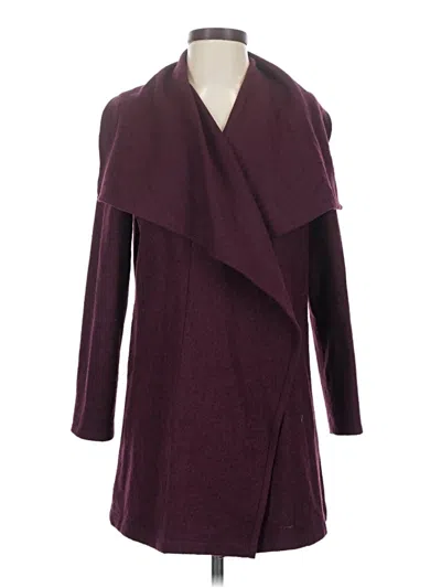 Pre-owned Piko Coat In Burgundy