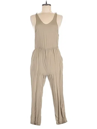 Pre-owned Piko Jumpsuit In Brown