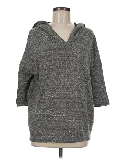 Pre-owned Piko Poncho In Gray