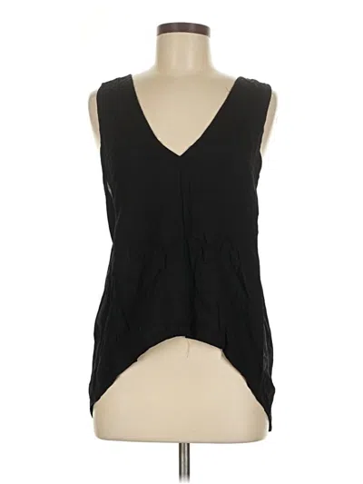 Pre-owned Piko Sleeveless Blouse In Black