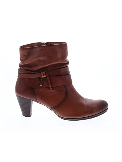 Pre-owned Pikolinos Ankle Boots In Brown