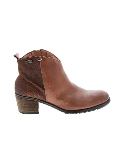 Pre-owned Pikolinos Ankle Boots In Brown