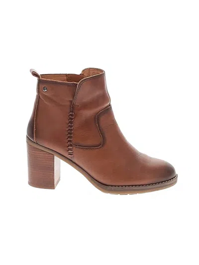 Pre-owned Pikolinos Ankle Boots In Brown