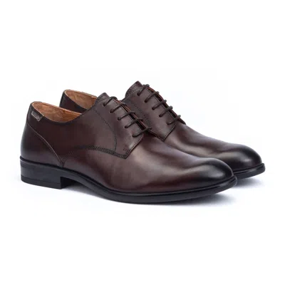 Pikolinos Bristol M7j-4187 Oxford Men's 10.5-11 Olmo Leather Dress Shoes Khd1077 In Brown