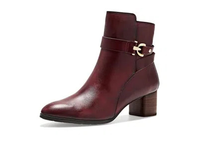 Pikolinos Calafat W1z High Heels Shoes Garnet: Eu 39 (us Women's 8.5) B - Medium, Leather In Burgundy