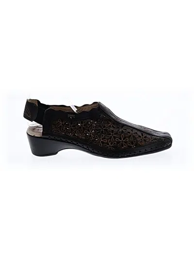 Pre-owned Pikolinos Flats In Black