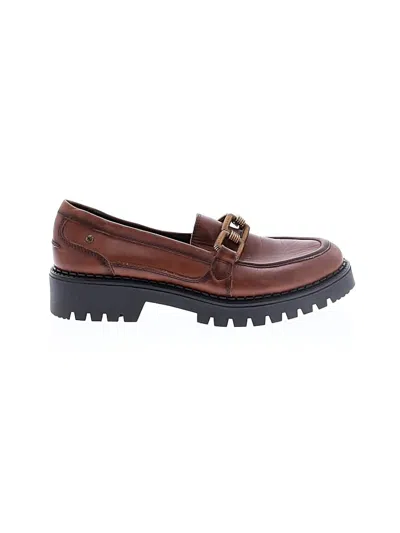 Pre-owned Pikolinos Flats In Brown