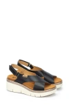 Pikolinos Gomera Wedge Sandal In Black