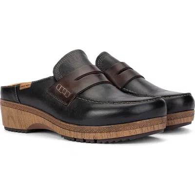 Pikolinos Granada Leather Clog In Brown