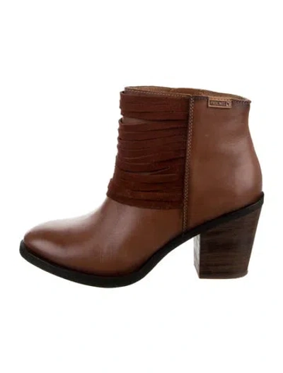 Pre-owned Pikolinos Leather Boots In Brown