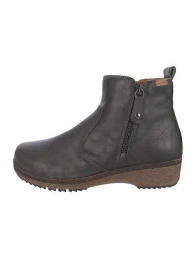 Pre-owned Pikolinos Leather Boots In Grey