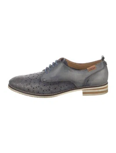 Pre-owned Pikolinos Leather Sneakers In Gray