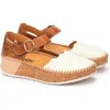 Pikolinos Marina Wedge Flat In Natural