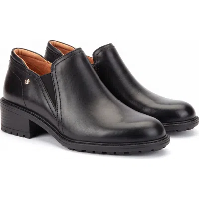 Pikolinos Medina Leather Bootie In Black