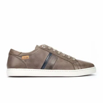 Pikolinos Men's Belfort Sneakers In Dark Grey/blue Leather In Multi