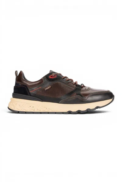 Pikolinos Men's Brown Leather Sneakers Slip-on Trainers Shoes - Aranda