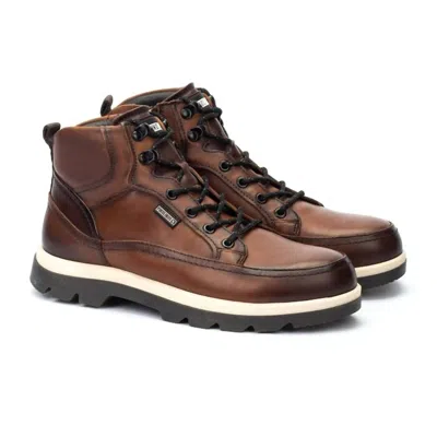 Pikolinos Men's Lace-up Ankle Boots In Cuero In Brown