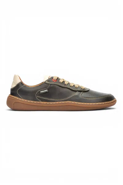 Pikolinos Pine Green Leather Sneakers Trainer Barefoot Shoes - Aranjuez