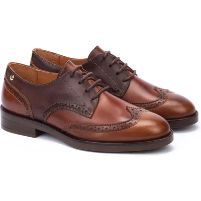 Pikolinos Puertollano Wingtip Derby In Cuero