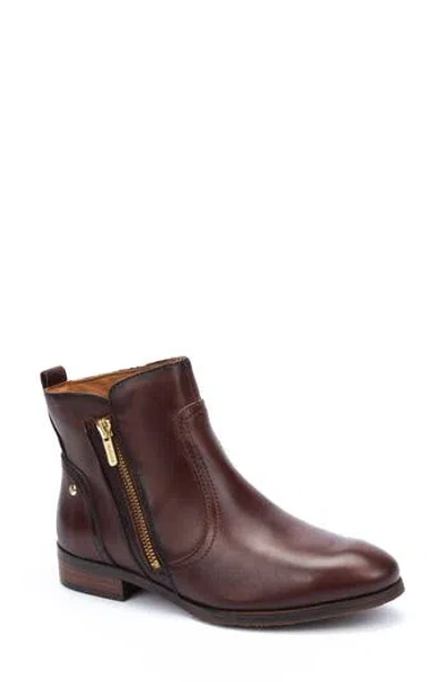 Pikolinos Royal Bootie In Caoba