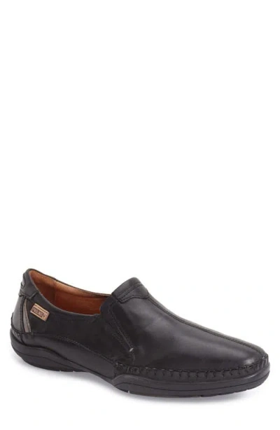 Pikolinos 'san Telmo' Slip-on In Black/dark Grey Leather